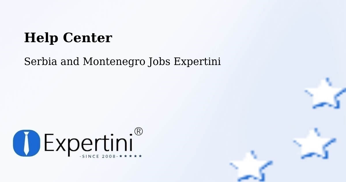 Help Center – St. Adolphe - Serbia and Montenegro Jobs Expertini