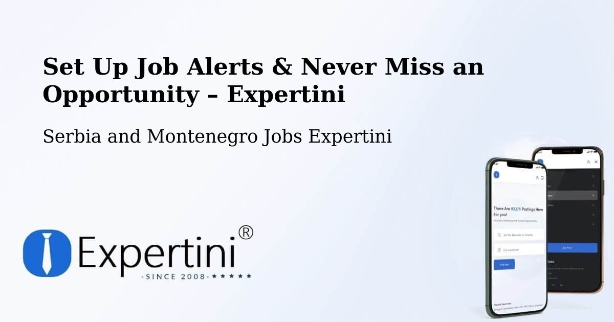 Job Alerts Guide – Get Notified About New Jobs in St. Adolphe - St. Adolphe, Serbia and Montenegro Jobs Expertini