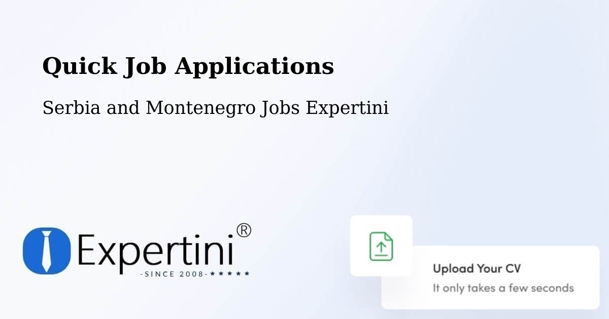 Quick Apply Feature – St. Adolphe - Serbia and Montenegro Jobs Expertini